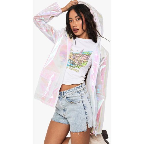 Imperméable Iridescent - M/L - boohoo - Modalova