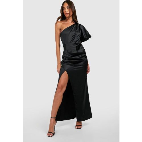 Robe Longue À Manche Unique Bouffante - 36 - boohoo - Modalova