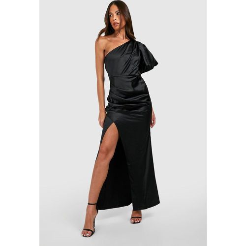 Robe Longue À Manche Unique Bouffante - 46 - boohoo - Modalova