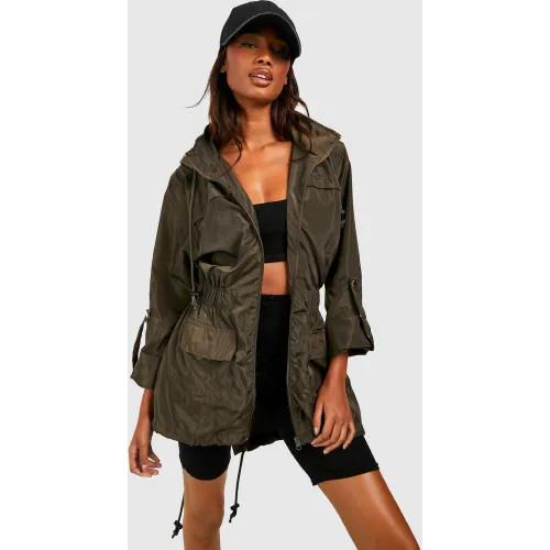 Imperméable À Capuche - 36 - boohoo - Modalova