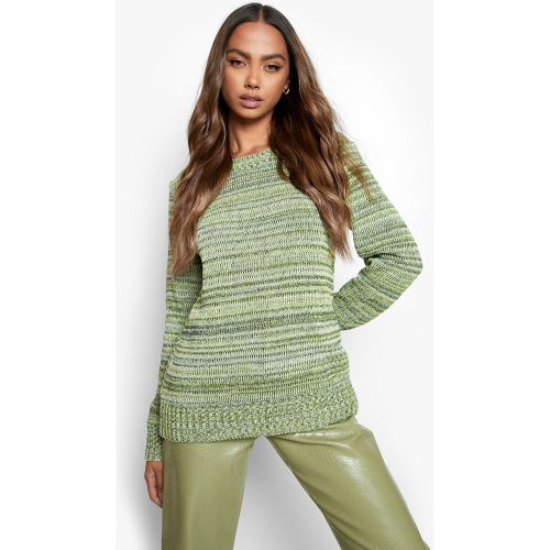 Pull Ras Du Cou Effet Space Dye - S - boohoo - Modalova