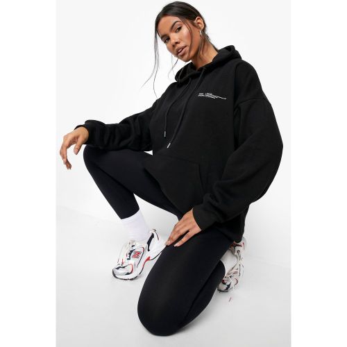 Sweat À Capuche Oversize À Imprimé - S - boohoo - Modalova