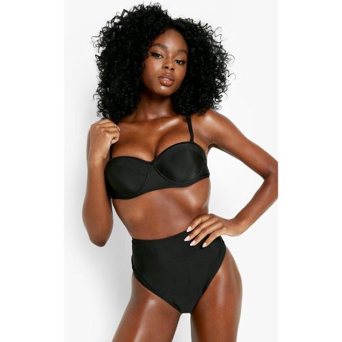 Haut De Maillot De Bain Bandeau Effet Push-Up - 38 - boohoo - Modalova