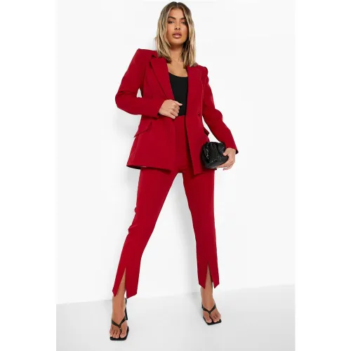 Pantalon De Costume Slim À Fentes - 36 - boohoo - Modalova