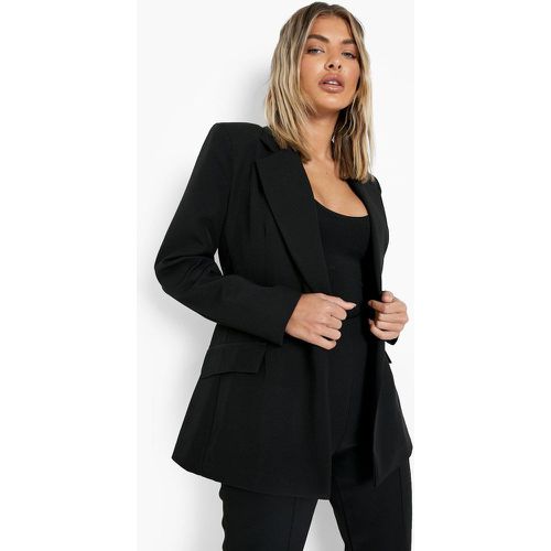 Blazer Ajusté À Décolleté Plongeant - 38 - boohoo - Modalova