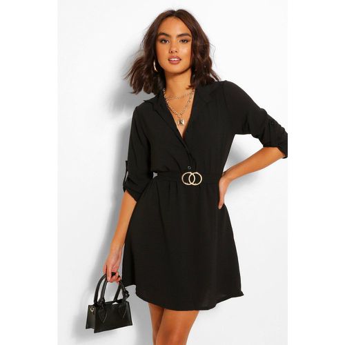 Robe Chemise À Ceinture - 36 - boohoo - Modalova