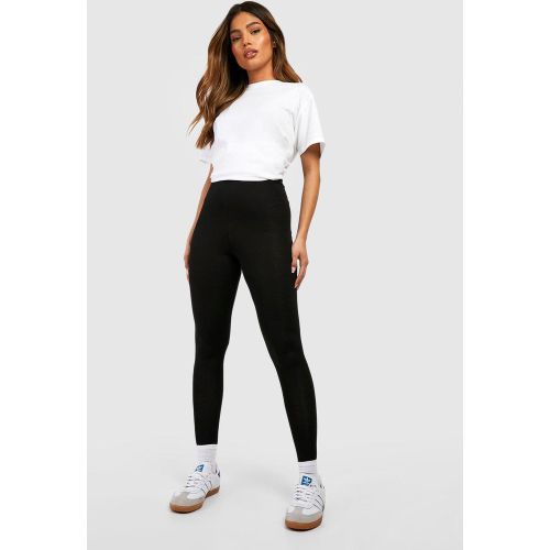 Legging Froncé Effet Push-Up En Jersey - 8 - boohoo - Modalova