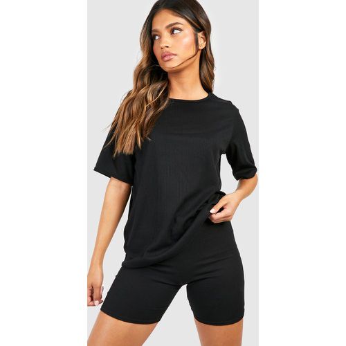 Ensemble Avec T-Shirt Oversize Et Short Cycliste - 36 - boohoo - Modalova