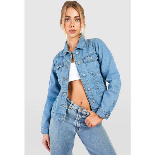 Veste En Jean Style Cowboy - 44 - boohoo - Modalova