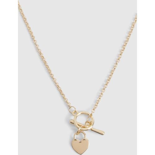 Collier À Pendentif Cœur - One Size - boohoo - Modalova