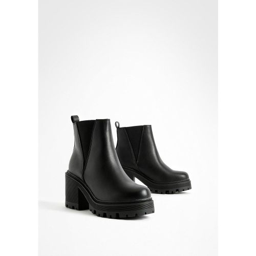 Bottes Chelsea À Plateforme - Pointure Large - 37 - boohoo - Modalova