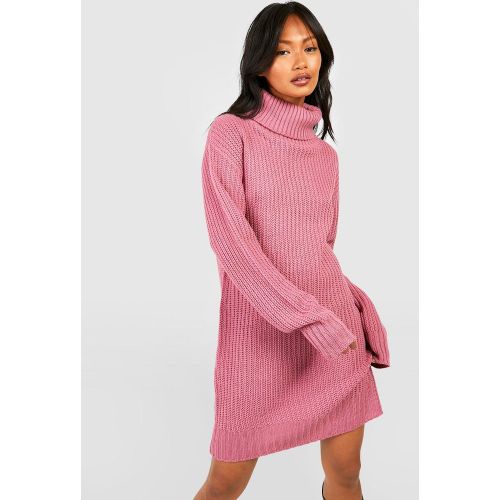Robe Pull En Maille À Col Roulé - S - boohoo - Modalova