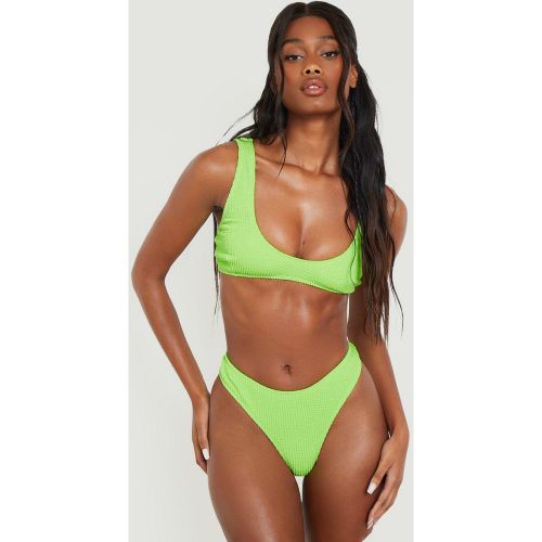 Bas De Maillot String Texturé - 34 - boohoo - Modalova