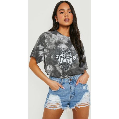 Petite" - Short En Jean À Déchirures - 40 - boohoo - Modalova