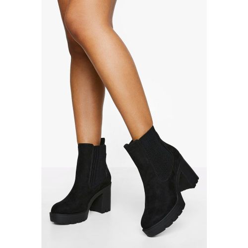 Bottes Chelsea À Plateforme - Pointure Large - 39 - boohoo - Modalova