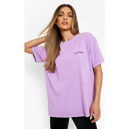 T-Shirt Surteint Imprimé - S - boohoo - Modalova