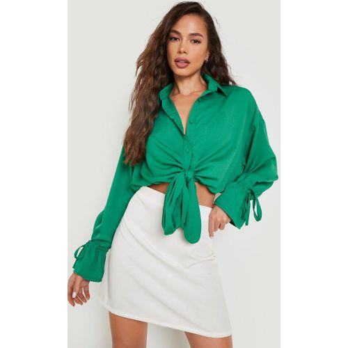 Chemise Oversize À Attaches - 34 - boohoo - Modalova