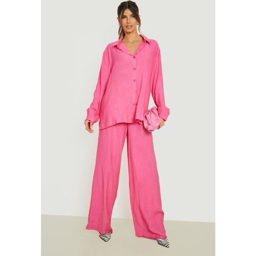 Chemise Texturée Relax - 36 - boohoo - Modalova