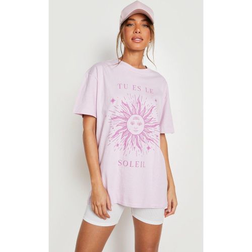 T-Shirt Oversize Imprimé - M - boohoo - Modalova