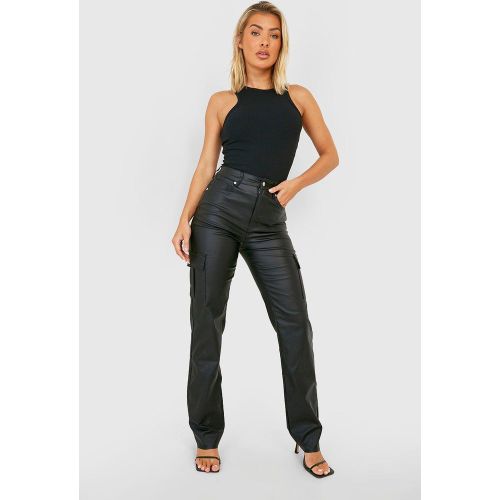 Jean Cargo À Taille Haute - 34 - boohoo - Modalova