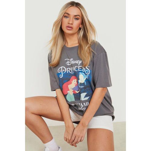T-Shirt Oversize À Imprimé Little Mermaid - L - boohoo - Modalova