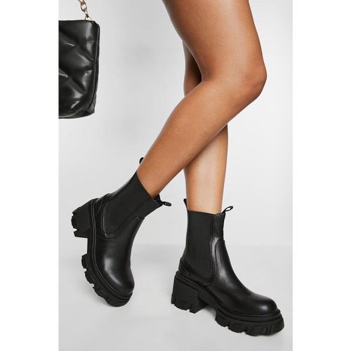 Bottes Chelsea À Talon Compensé - 37 - boohoo - Modalova