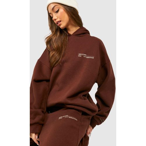 Sweat À Capuche Oversize Imprimé - S - boohoo - Modalova