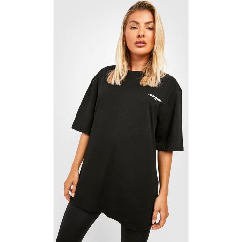 T-Shirt Oversize À Slogan Imprimé - S - boohoo - Modalova