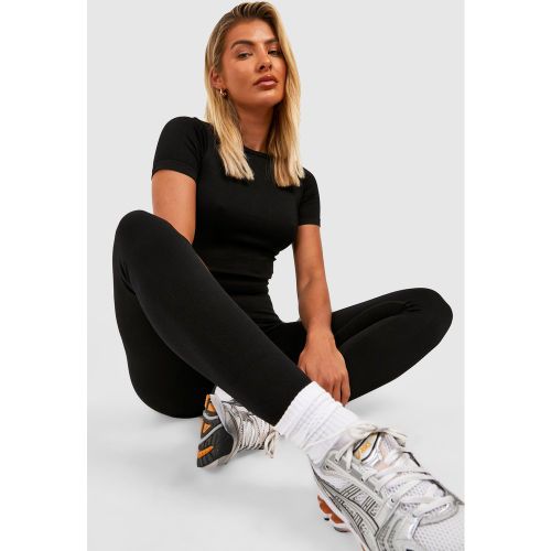 Legging Côtelé Sans Coutures - M - boohoo - Modalova