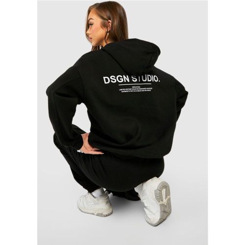 Sweat À Capuche Oversize Imprimé - S - boohoo - Modalova