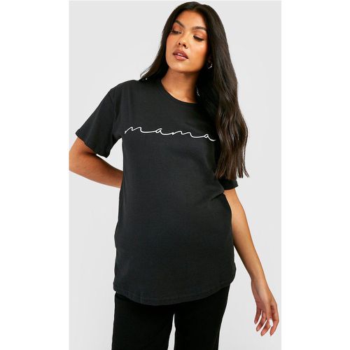 Maternité - T-Shirt De Grossesse À Slogan Mama - boohoo - Modalova