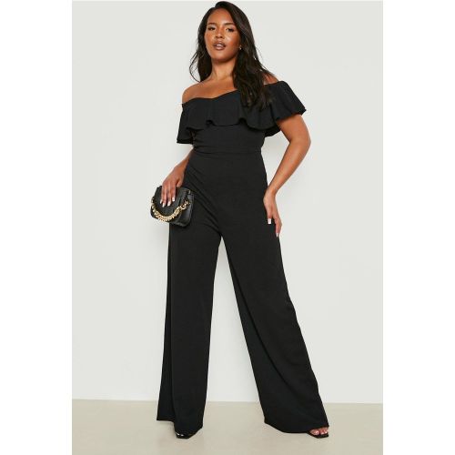 Grande Taille - Combinaison Large À Volants - 54 - boohoo - Modalova