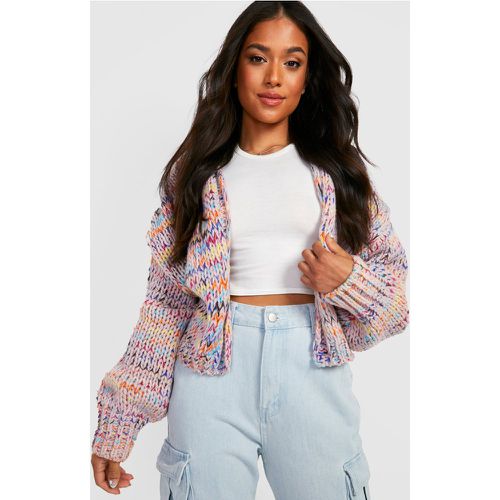 Petite" - Cardigan Multicolore En Maille Premium - S - boohoo - Modalova