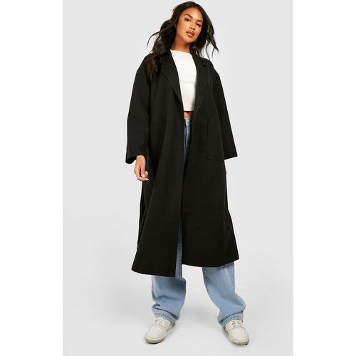 Manteau Cascade Oversize En Laine - 38 - boohoo - Modalova