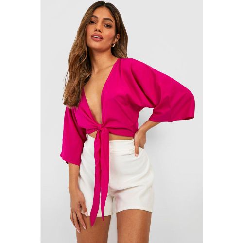 Top Chauve-Souris Noué - 38 - boohoo - Modalova