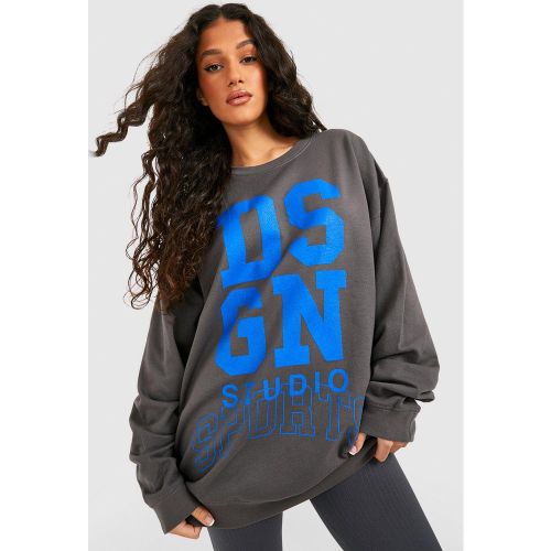 Sweat Oversize À Slogan - S - boohoo - Modalova