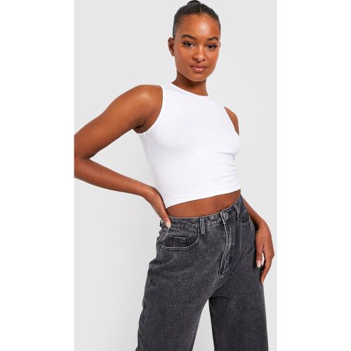 Tall" - Crop Top Basique À Dos Nageur - 38 - boohoo - Modalova