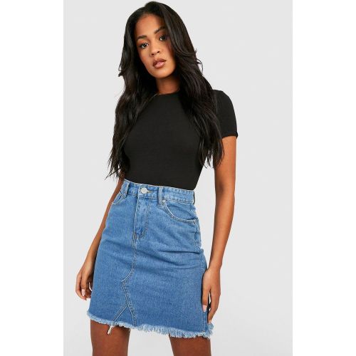 Tall" - Mini-Jupe En Jean - 34 - boohoo - Modalova