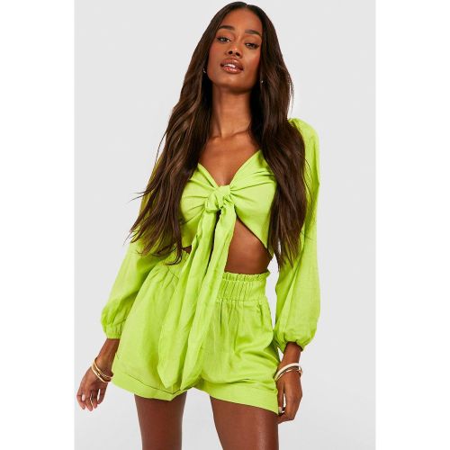 Ensemble Avec Crop Top Et Short - 38 - boohoo - Modalova