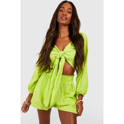 Ensemble Avec Crop Top Et Short - 38 - boohoo - Modalova