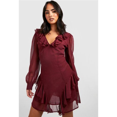 Robe Courte À Volants - 38 - boohoo - Modalova