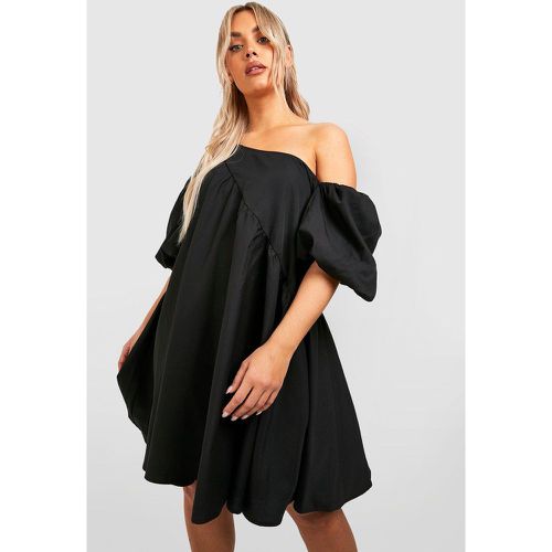 Grande Taille - Robe Babydoll Asymétrique À Épaules Dénudées - 46 - boohoo - Modalova