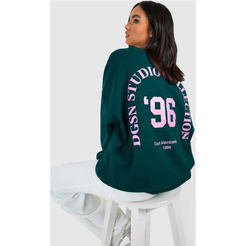 Sweat Oversize À Slogan Dsgn Studio - S - boohoo - Modalova