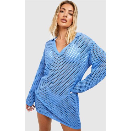 Robe De Plage En Crochet - S - boohoo - Modalova