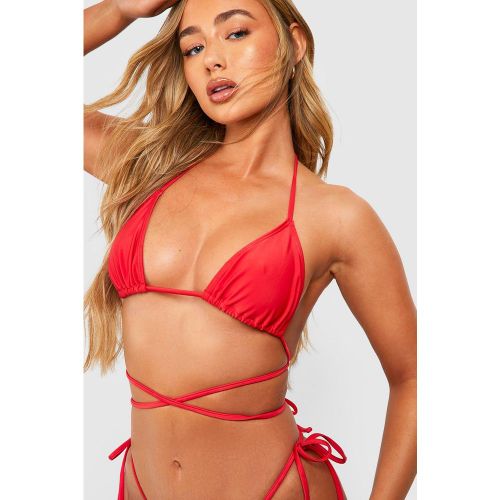 Top De Bikini Basique - 34 - boohoo - Modalova