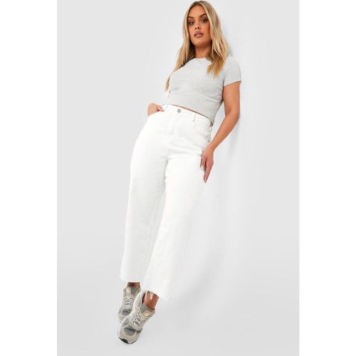 Grande Taille - Jean Droit Slim - 46 - boohoo - Modalova