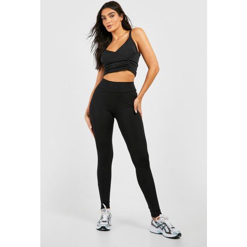 Legging De Sport Zippé - 36 - boohoo - Modalova
