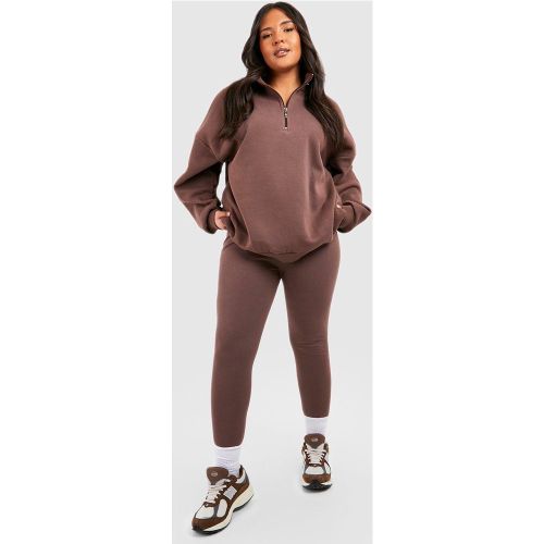 Grande Taille - Ensemble Oversize Avec Sweat Et Legging - 44 - boohoo - Modalova
