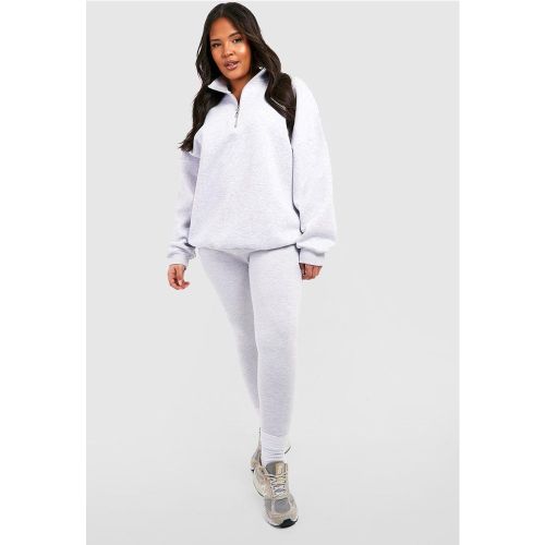 Grande Taille - Ensemble Oversize Avec Sweat Et Legging - 44 - boohoo - Modalova