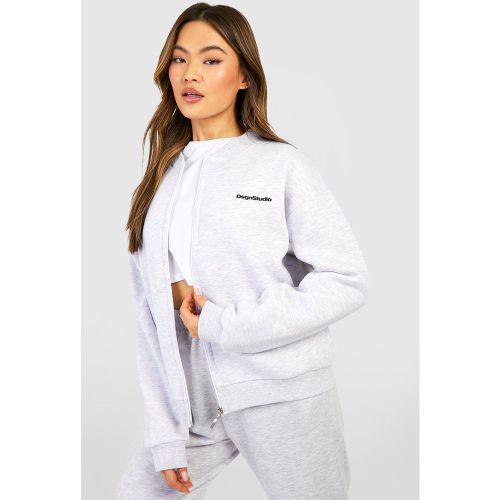 Sweat Bomber Zippé - S - boohoo - Modalova